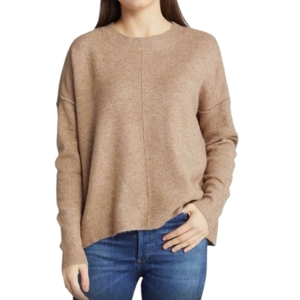 Vince Camino (NWT) Drop Shoulder Sweater, Size Large - Picture 4 of 13